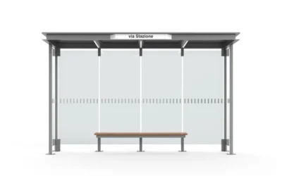 Marquesina de bus de diseño